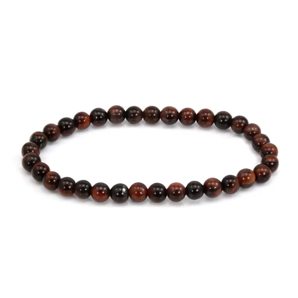 Pulseira Olho de Boi redonda 6mm - Elástico x 1 unid.