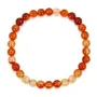 Armband Karneol rund 6mm - Elastisch x 1 Stück