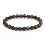 Bronzite round 8mm bracelet - Elastic x 1pc