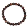 Armband Runder Bullenauge 8mm - Elastisch x 1 Stk.