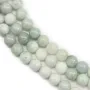 Jade natureza redondo 8-8.5mm x 40cm