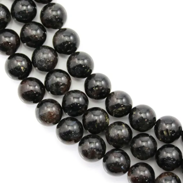 Astrophyllite round 6mm x 39cm