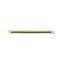 Intercalaire em forma de tubo 1.5x25mm, dourado em latão x 10 peças