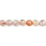 Agate fleur de cerisier rond 10mm x 38cm