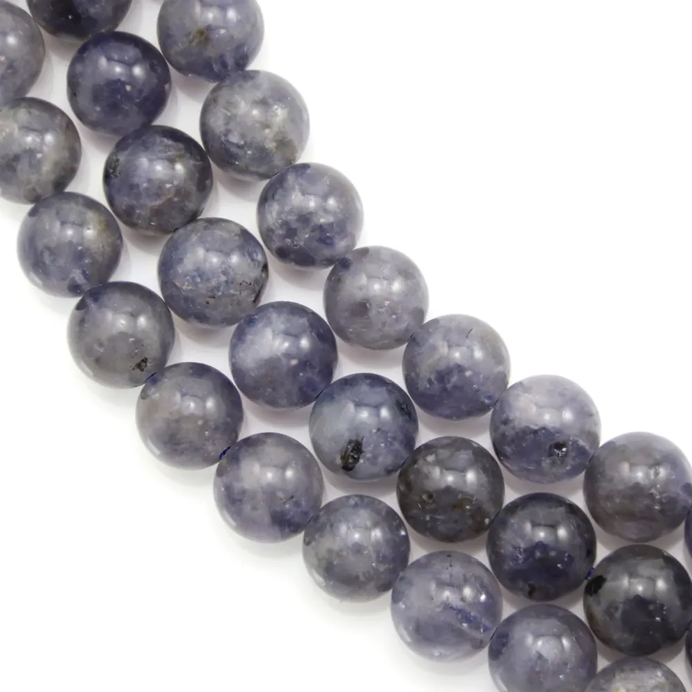 Cordierite (Iolite) round 8mm x 40cm