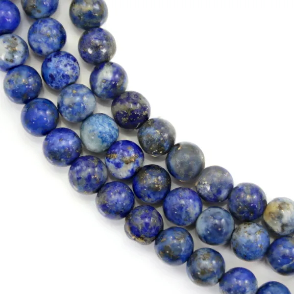 Lapislazuli rund 6mm, Qualität B x 40cm