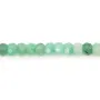 Smaragd, facettierte Rondelle-Form, 2x3mm x 40cm.