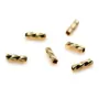Square twisted tube in 14-carat gold filled 5x1.5mm x 10pcs