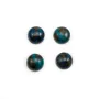 Cabochon chryscolle,en forme de rond 14mm x 1pc
