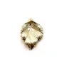 Feuille doré sur laiton 13x17mm x 4pcs