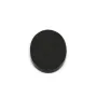 Ónix negro cabujón ovalado plano 13x18mm x 1 pieza