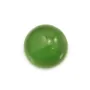 Jade nefrita cabujón de Rusia redondo 5mm x 1ud.