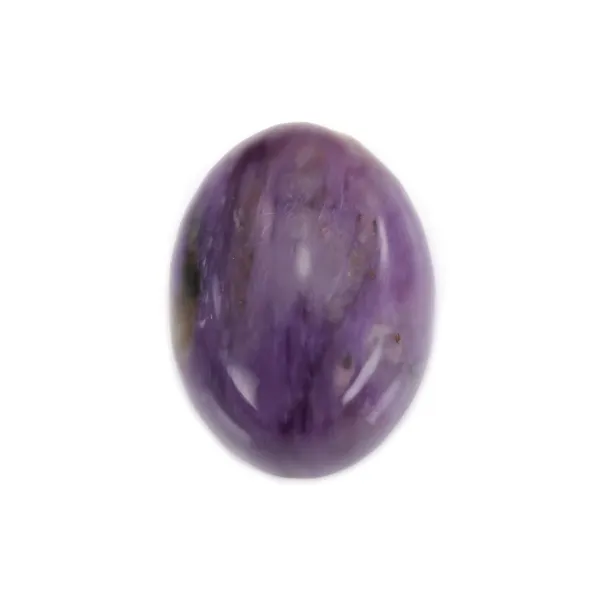 Cabochon Charoïte ovale 6x8mm x 1pc
