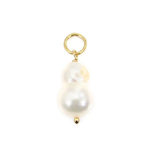 Colgante de perla de agua dulce cultivada barroca - Gold Filled x 1 pieza