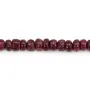 Round ruby heishi beads 4mm x 40cm