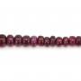 Rubis rondelle heishi dégradé 3-6mm x 42cm