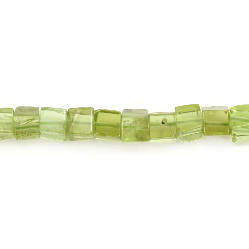 Peridot Würfel 3-4mm x 40cm