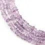 Klare Amethyst-Rondelle-Heishi 4mm x 40cm
