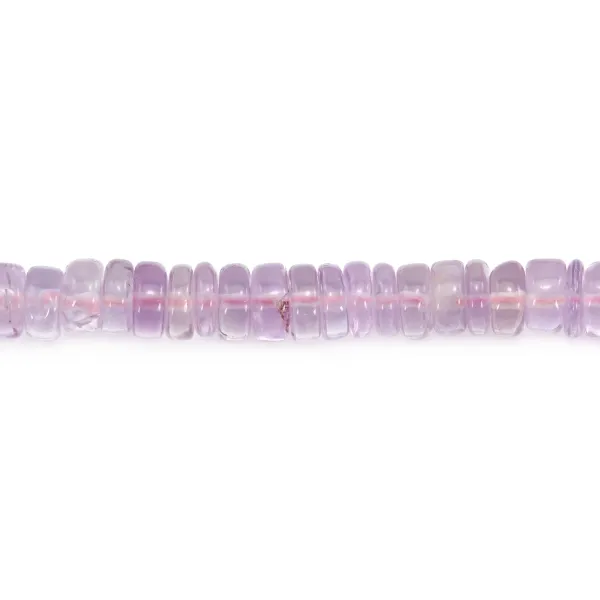 Ametista chiara a rondella heishi 5-6mm x 40cm
