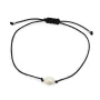 Bracciale corda perla d'acqua dolce bianca