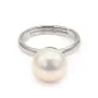 Bague réglable pour semi percée - Argent 925 rhodié x 1pc