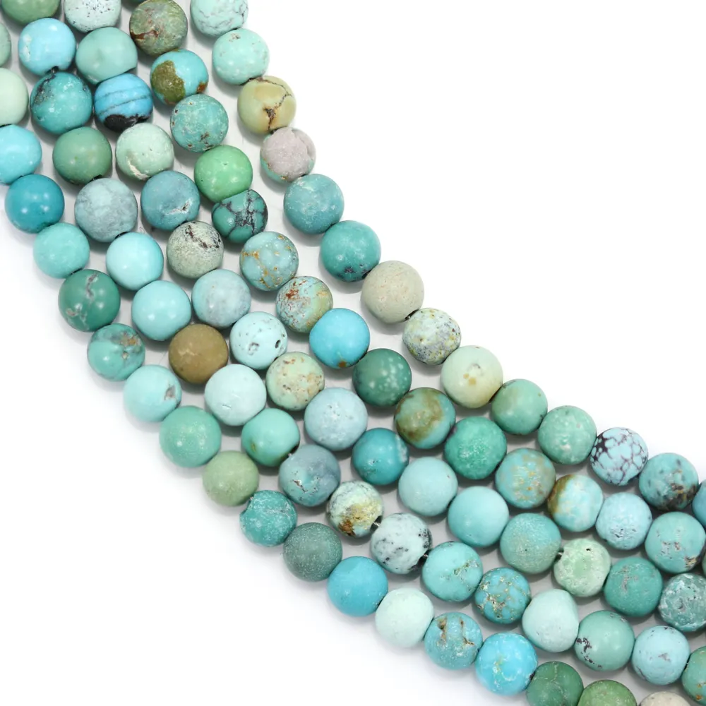 Turquoise Round 3.5-4mm x 40cm