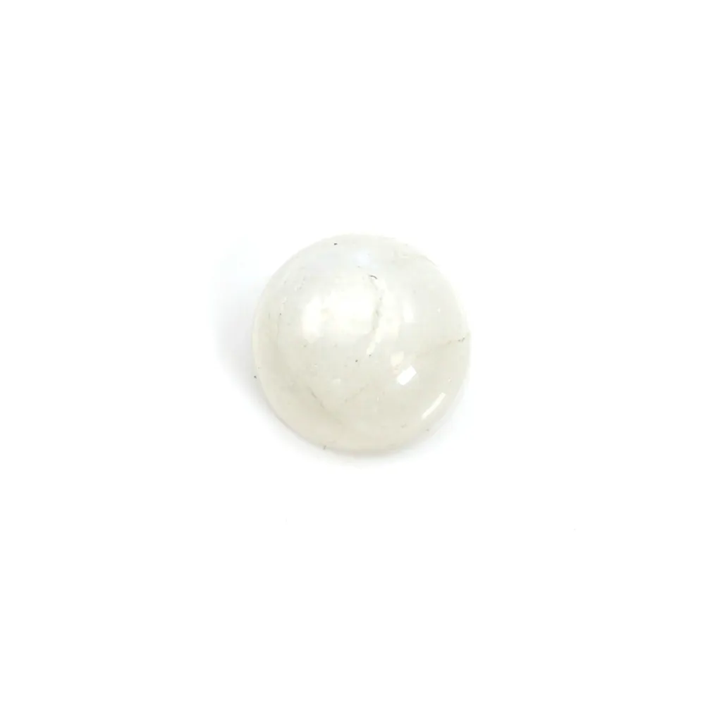 Cabochão pierre de lune redondo 10mm x 1 peça