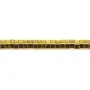 Golden hematite bead 1x2mm x 40cm