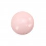Cabochão de Concha Rosa redondo 4mm x 2 peças