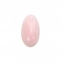 Oval pink Lambi cabochon 3x5mm x 2pcs