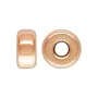 Rosé de ouro preenchido 14k rondelle 4x2mm x 4pcs