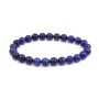 Lapis Lazuli round bead bracelet 8mm - Elastic x 1pc