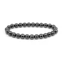 Pulseira de Hematita redonda 8mm - Elástico x 1 unidade