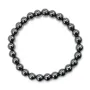 Bracelet Hématite rond 8mm - Elastique x 1pc