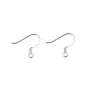 Gancio per orecchino a molla 0.7x16mm - Argento 925 x 2 pezzi