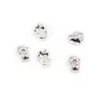 Pérola pepita 4mm - Prata 925 x 4pcs