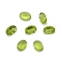 Peridot set, oval cut, 4x6mm x 1pc