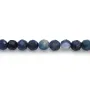 Piétersite bleu rond facetté 2mm x 39cm