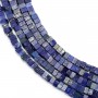 Lamelle quadrato di lapislazzuli 1x1.5mm x 38cm