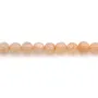 Pierre de lune arancione rotonda 2mm x 39cm