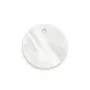 Nacre blanche ronde plate 12mm x 2pcs