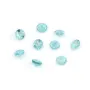 Set apatite, round brilliant cut, 4-5mm x 1pc
