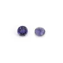 Cordierita (Iolite) engastada, tamanho redondo brilhante 3.5mm x 1 peça