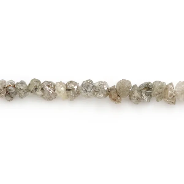 Rauer graubrauner Diamant 3mm x 42cm