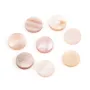 Cabochon Perlmutt rosa rund flach 8mm x 1 Stück