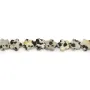 Jaspe Dalmatien fleur 6mm x 37cm