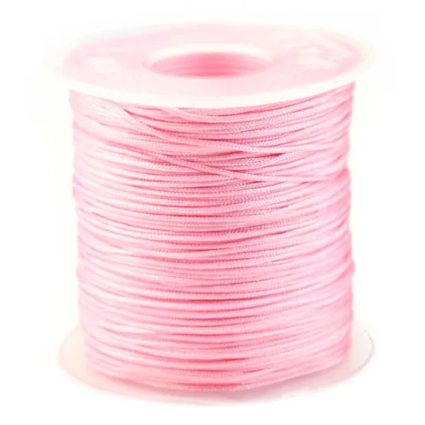Fil polyester rose 0.8 mm x 5 m