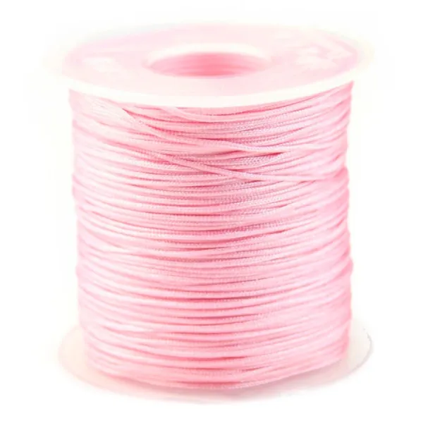 Pink polyester thread 0.8 mm X100m