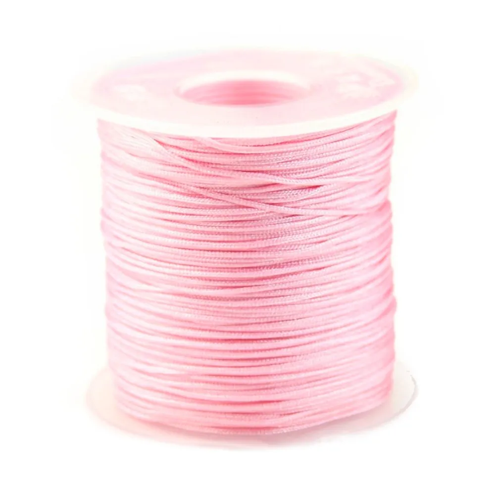 Fil polyester rose 0.8 mm X100m