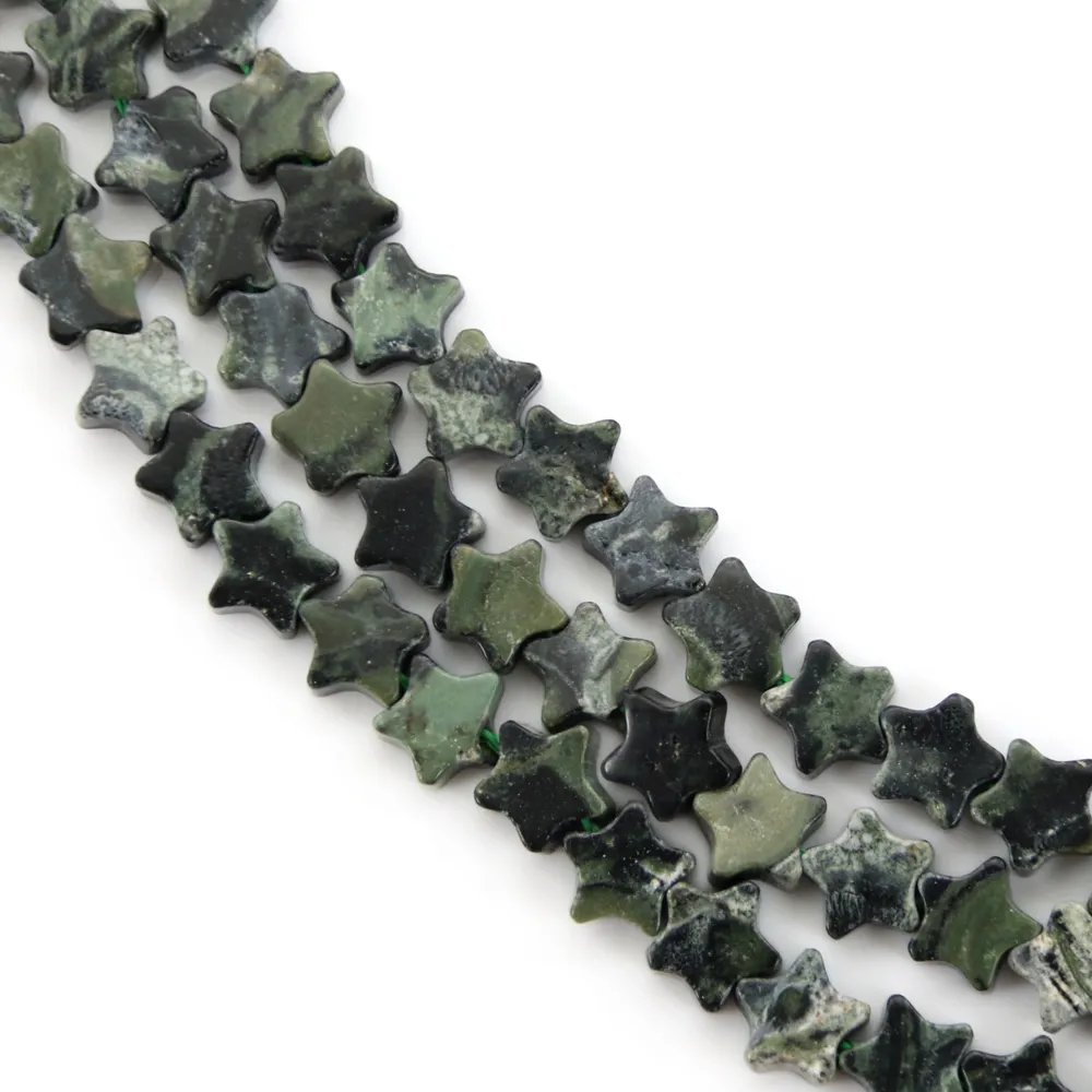Kambaba Jasper star 6mm x 37cm